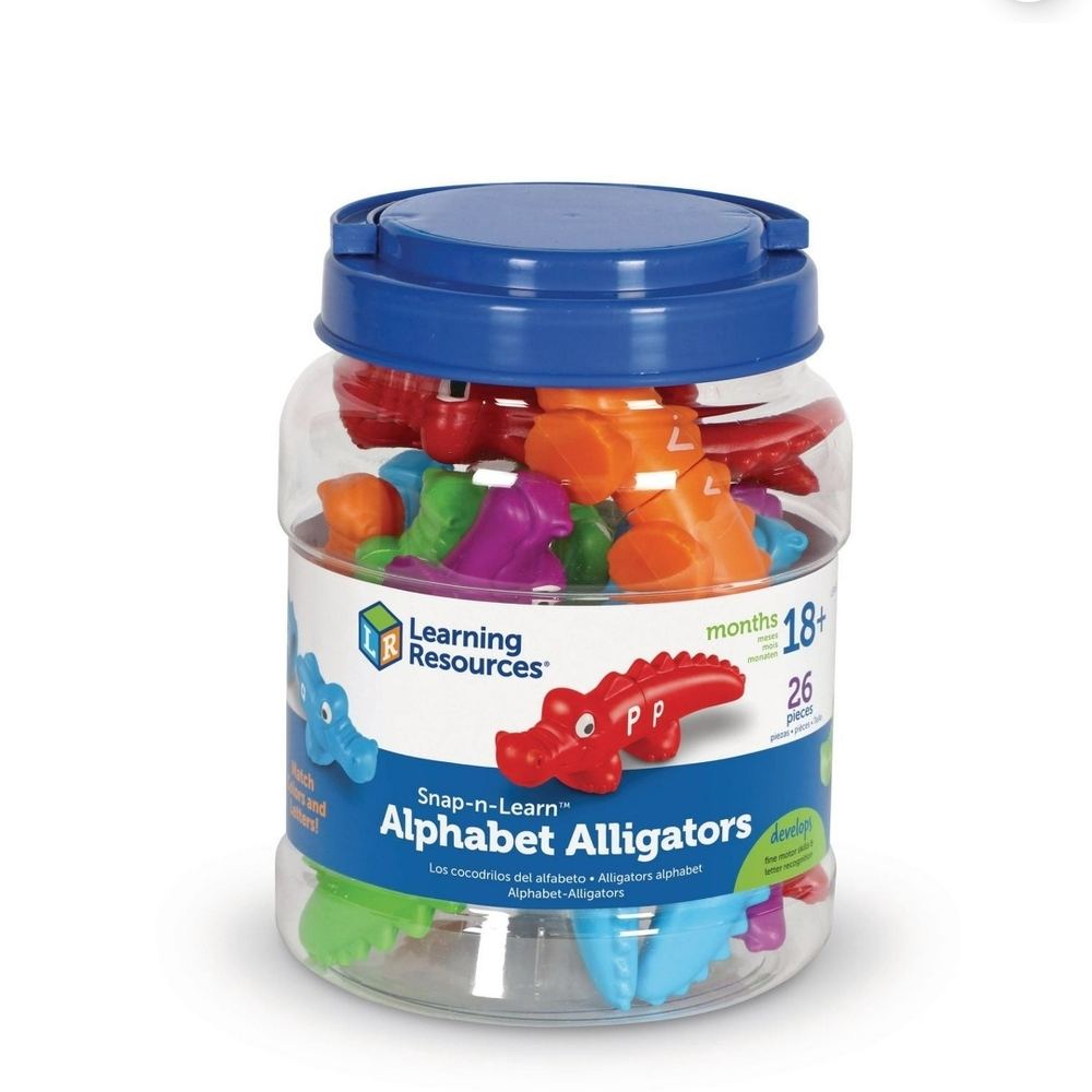 Learning Alligator Letter Set